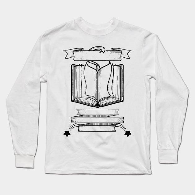 Book Simple Yet Powerful with Empty Banner Long Sleeve T-Shirt by zarya_kiqo